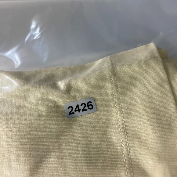 Everlane The Weekend Tee Dress Yellow Mini Pocket Womens Size Medium - Picture 6 of 6